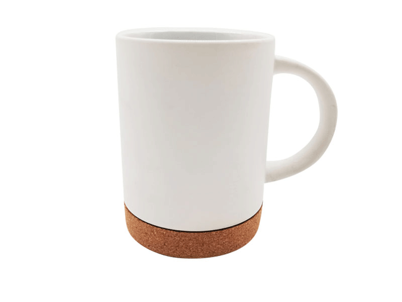 15OZ White Mug with Cork