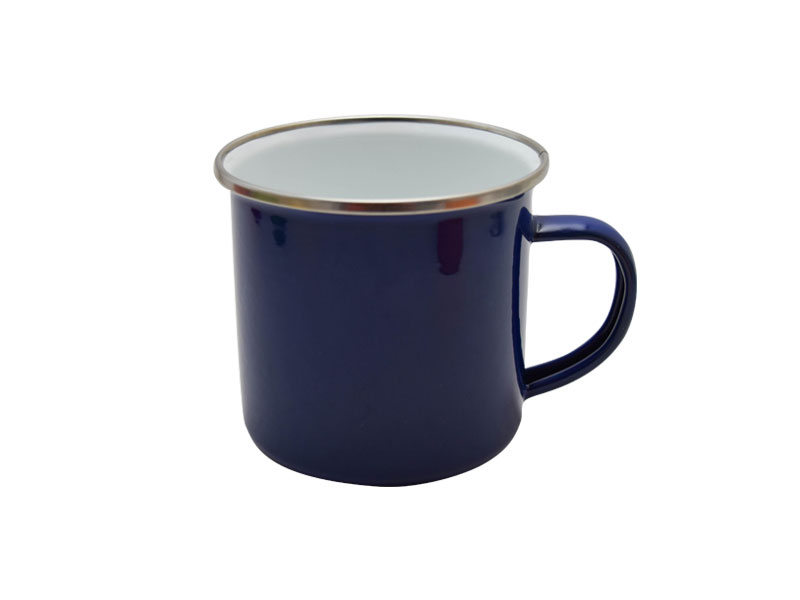 10oz  Enamel Mug (Dark Blue)